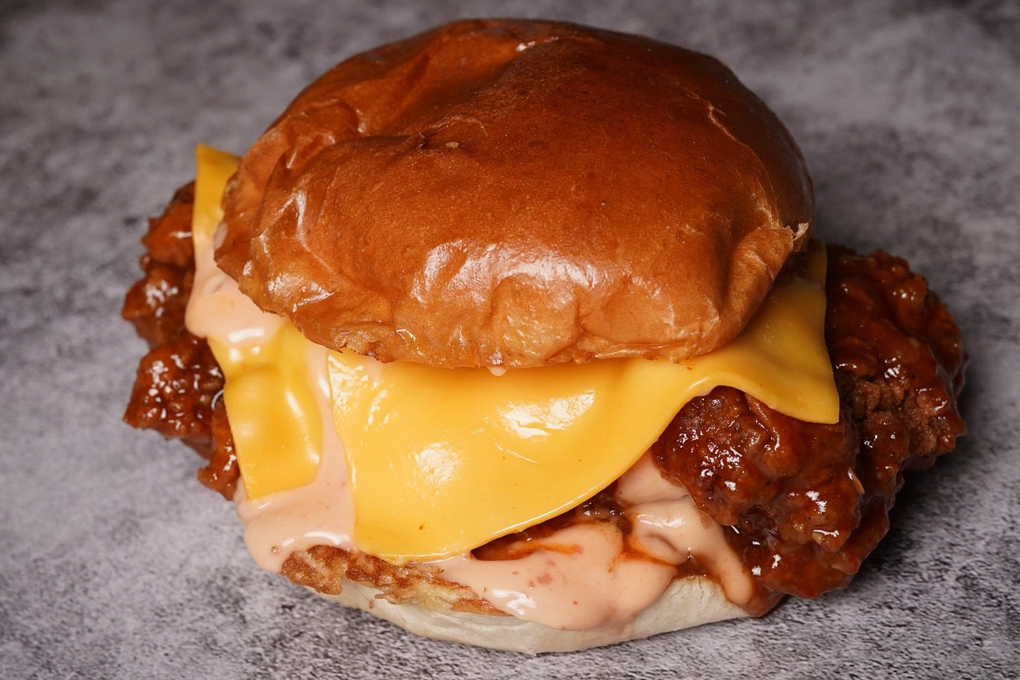 Somali-spiced fried chicken burger from D’s Kitchen